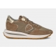 Baskets Tropez haute beige Philippe Model Femme TKLD W014 Boutique Strasbourg France Online sneaker femme