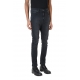 Jeans Noir stretch coutures genou LM218 La Haine Inside Us Homme Alsace Strasbourg Boutique Online 