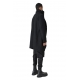 Manteau Asymétrique noir zipé LM239 La Haine Inside Us Homme Alsace Strasbourg Boutique Online 