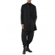 Manteau noir classique col officier LM238 La Haine Inside Us Homme Alsace Strasbourg Boutique Online 