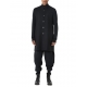 Manteau noir classique col officier LM238 La Haine Inside Us Homme Alsace Strasbourg Boutique Online 