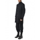 Manteau noir classique col officier LM238 La Haine Inside Us Homme Alsace Strasbourg Boutique Online 