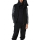 Blouson capuche manche cuir noir LM182 La Haine Inside Us Homme Alsace Strasbourg Boutique Online 