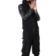 Blouson capuche manche cuir noir LM182 La Haine Inside Us Homme Alsace Strasbourg Boutique Online 