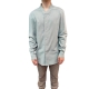 Chemise Pression Col V Flanelle ciel Snap collar Rick Owens Homme RU02D6290 FL 36 Boutique Strasbourg shirt men fashion