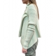 Gilet Medium Wrap alpaga vert pale Rick Owens Femme RP02D 3642 25 Alsace Strasbourg Boutique Online woman algorithmelaloggia