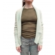 Gilet Medium Wrap alpaga vert pale Rick Owens Femme RP02D 3642 25 Alsace Strasbourg Boutique Online woman algorithmelaloggia