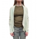 Gilet Medium Wrap alpaga vert pale Rick Owens Femme RP02D 3642 25 Alsace Strasbourg Boutique Online woman algorithmelaloggia