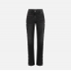 Jeans Noir Boutons argent Côtés jambes Elisabetta Franchi Femme PJ28N 102 Boutique Strasbourg France pant woman