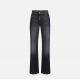 Jeans Noir délavé Bandes Satin noir Côtés Elisabetta Franchi Femme PJ76I 102 Strasbourg Concept Store Woman Shop on line