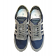 Baskets Eric Nylon Navy Spoiler Kaki nubuck gris Logo blanc 7090 Premiata