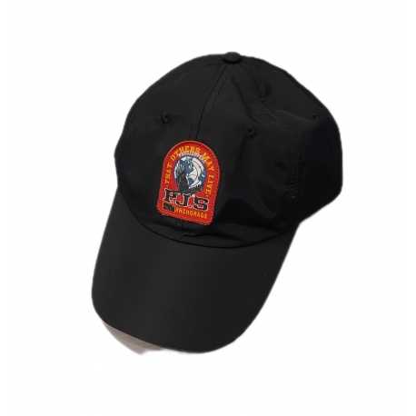 Casquette Noir Ecusson rouge Patch Cap PABCHA06 541