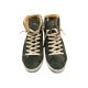 Baskets PRSX High daim vert Philippe Model Homme PRHU DF02 Boutique Strasbourg France Online Sneakers Men