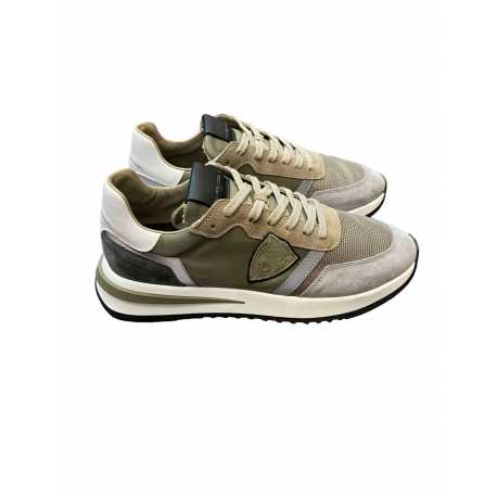 Baskets Tropez 2.1 militaire Philippe Model Homme TYLU W050 Boutique Strasbourg France Online sneakers men concept-store