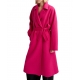 Manteau Fushia croisé ceinture Gimply FU34 Essentiel Antwerp Femme boutique strasbourg france alsace shop tendance mode 