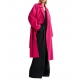 Manteau Fushia croisé ceinture Gimply FU34 Essentiel Antwerp Femme boutique strasbourg france alsace shop tendance mode 