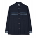 Sur Chemise Bleu Bandes Jersey Rayées M2R 172Z N21951 49 Paul Smith Homme