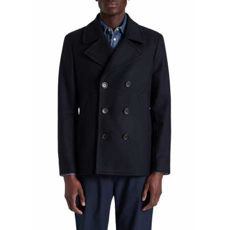 Caban laine Navy M2R 597T N21059 49 Paul Smith Homme Boutique Strasbourg france online concept store coat