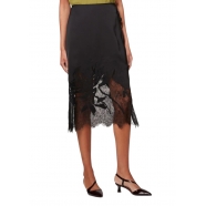 Jupe noir dentelles viscose W1R 267S N11036 79 Paul Smith Femme Boutique Online Strasbourg france skirt fashion 