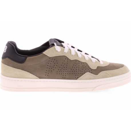 Sneakers Bali Fango Bei suède Café Beige spoiler noir P448 Homme Boutique Strasbourg Chaussures Mode Online 