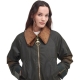 Veste Waxée Allerston bi-color Archiv Olive col velours Camel LWX1396 OL99