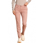 Chino Rose poudré poches rabas arrière New York Slim Mason's Femme MBE218 125 pantalon