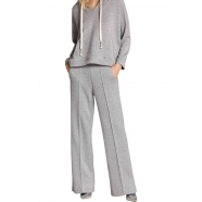 Pantalon maille Gris métallisé Easy Straight Mason's Femme JERT237 019