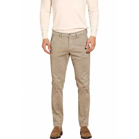 Chino délavé Beige Ceinture Rayée Torino Winter N4 CBE038 234