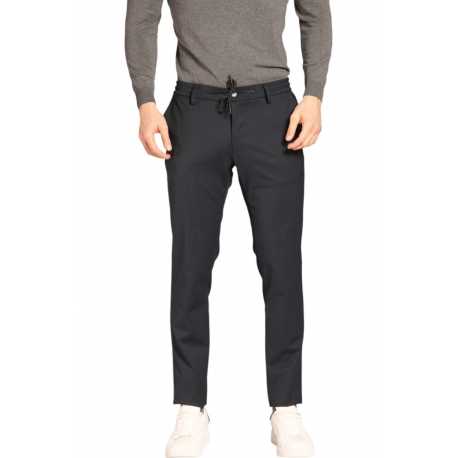 Chino Milano Jogger Navy liens taille MTE174 012