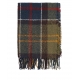 Echarpe Tartan Boucle Navy Vert LSH0130 TN11