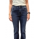 Jeans droit brut Délavé Genou Fleurs blanches Poches jacob cohen femme Kate P005 349F