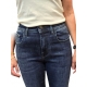 Jeans droit brut Délavé Genou Fleurs blanches Poches jacob cohen femme Kate P005 349F