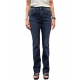 Jeans droit brut Délavé Genou Fleurs blanches Poches jacob cohen femme Kate P005 349F