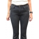 Jeans Butcut Noir délavé frangé bas jacob cohen femme jacob cohen Lux 4252 352F