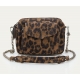 Sac Charly Leopard Vintage Brun Beige cuir rapé 3534 Claris Virot Femme Strasbourg Boutique online bag woman fashion