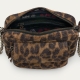 Sac Charly Leopard Vintage Brun Beige cuir rapé 3534 Claris Virot Femme Strasbourg Boutique online bag woman fashion