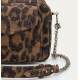 Sac Charly Leopard Vintage Brun Beige cuir rapé 3534 Claris Virot Femme Strasbourg Boutique online bag woman fashion