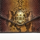 Pochette Alicia Scarabé Python Œil de Tigre brun beige 3606 Claris Virot Femme Strasbourg Boutique online bag woman