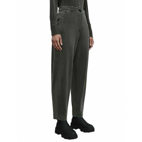 Pantalon Cupro droit carotte Joanie Kaki Bosco Roberto Ricci Designs Femme 723 20