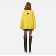 Pull Jaune long col montant oversize logo dos aline cachemire Elisabetta Franchi Femme MK65S C19 Boutique Strasbourg mode