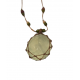 Collier Tibétain Stib Prehnite Vert Clair Rose Sharing Bijoux Strasbourg boutique online jewelery