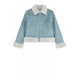 Blouson Fausse fourrure Turquoise W2R 374J N31219 40 Paul Smith Femme Boutique Strasbourg France online fashion