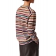 Pull col rond bayadère Cachemire W1R 486N N11052 92 Paul Smith Femme Boutique Strasbourg vêtement fashion mode