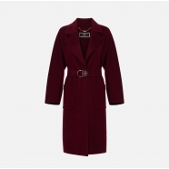 Manteau bordeaux double face Ceinture Elisabetta Franchi Femme CP54D CG3 Strasbourg Femme Algorithme la Loggia Shop online