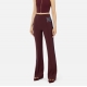 Pantalon tailleur large Bordeaux bandes navy Elisabetta Franchi Femme PA039 CN9 Strasbourg Shop online Boutique vêtement