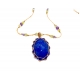 Collier Tibétain Stib Lapis Bleu vert Sharing Bijoux Boutique Strasbourg Jewelery online Concept store