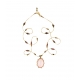 Collier tibétain Stib Smoky Pink Quartz Sharing Bijoux Boutique Strasbourg Jewelery online Concept store