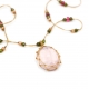 Collier tibétain Stib Smoky Pink Quartz Sharing Bijoux Boutique Strasbourg Jewelery online Concept store