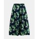 Jupe navy Fleurs Brodées vert Georgette Hulk G1HL Essentiel Antwerp Femme boutique tendance strasbourg france shopping 