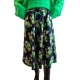 Jupe navy Fleurs Brodées vert Georgette Hulk G1HL Essentiel Antwerp Femme boutique tendance strasbourg france shopping 